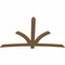 Ekena Millwork Davenport Timber Gable Bracket, Western Red Cedar, 96"W x 60"H x 1 1/2"D x 5 1/2"F, 15/12 Pitch GBW096X60X0206DAV00SWR - alternate 3